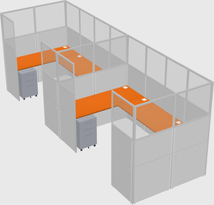 Cabine en u
