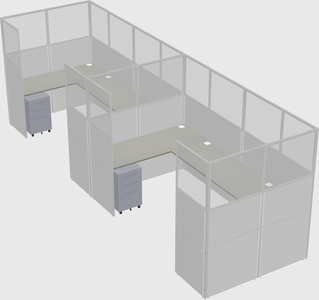 Cabine en u