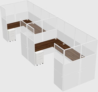Cabine en u