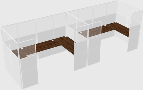 Cabine en u