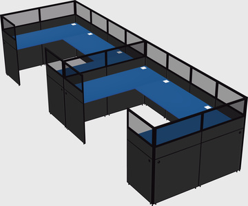 Cabine en u
