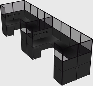 Cabine en u