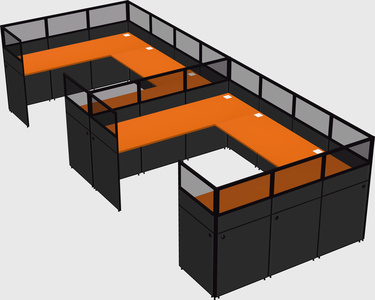 Cabine en u