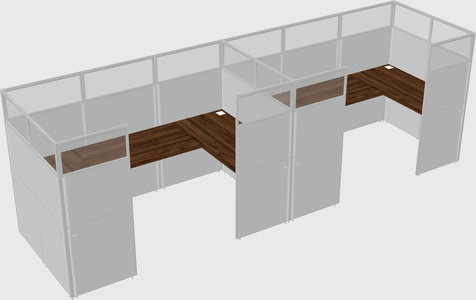 Cabine en u