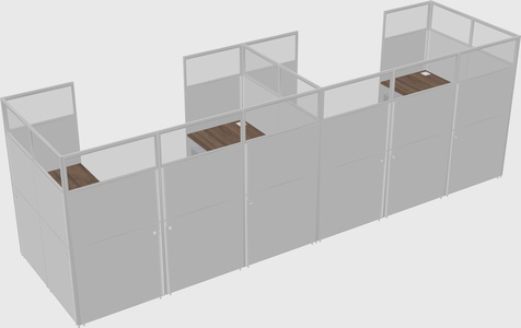 Cabine en u