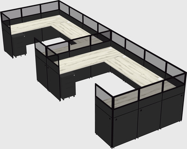 Cabine en u