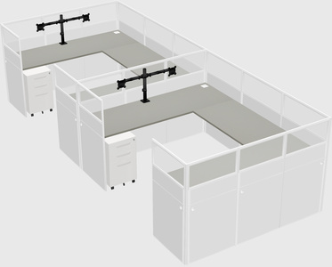 Cabine en u