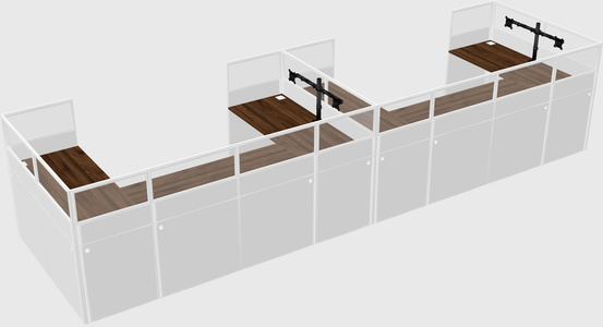 Cabine en u
