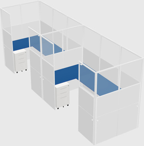 Cabine en u