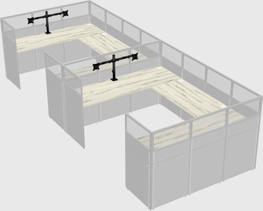 Cabine en u