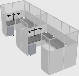 Cabine en u