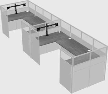 Cabine en u
