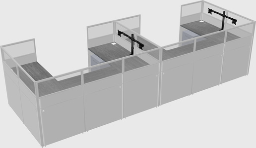 Cabine en u