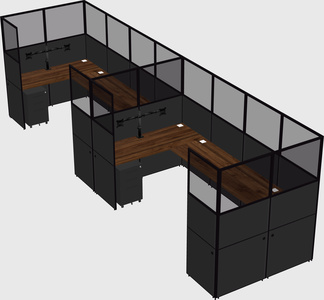 Cabine en u