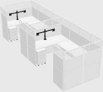 Cabine en u