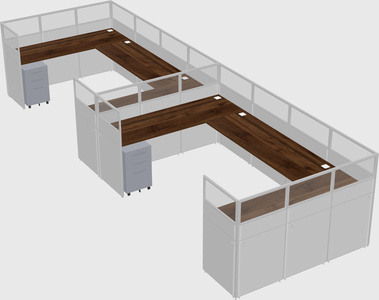 Cabine en u