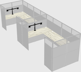 Cabine en u