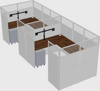 Cabine en u