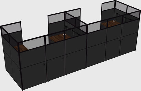 Cabine en u