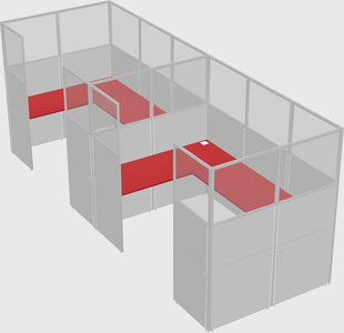 Cabine en u