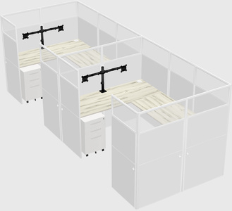 Cabine en u