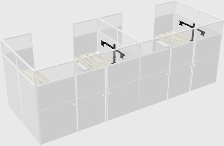 Cabine en u