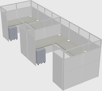 Cabine en u