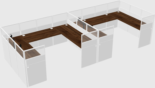 Cabine en u