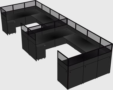 Cabine en u