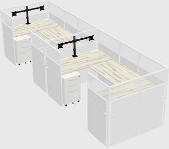 Cabine en u