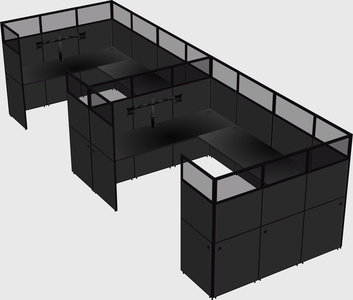 Cabine en u