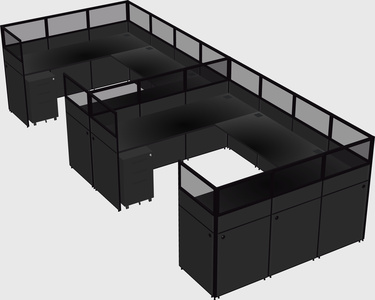 Cabine en u