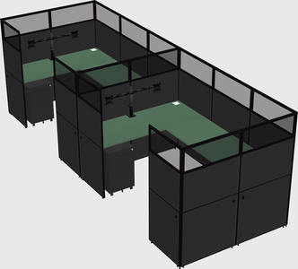Cabine en u