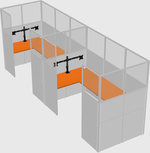 Cabine en u