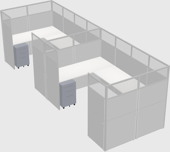 Cabine en u