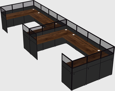 Cabine en u