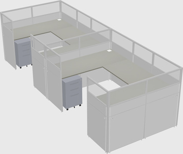 Cabine en u