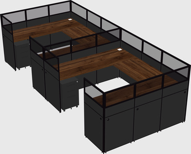 Cabine en u