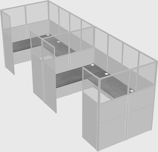 Cabine en u