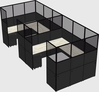 Cabine en u