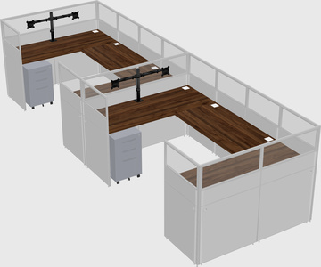 Cabine en u