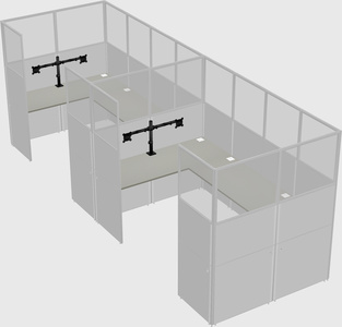 Cabine en u