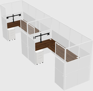 Cabine en u