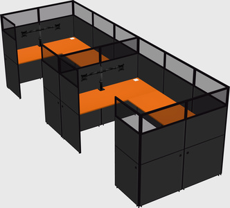 Cabine en u