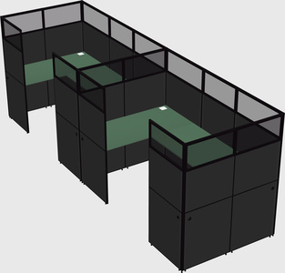 Cabine en u