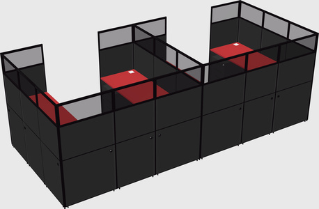 Cabine en u