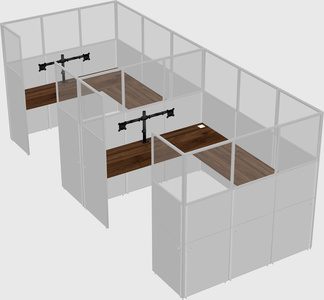 Cabine en u