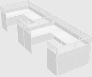 Cabine en u
