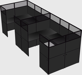 Cabine en u