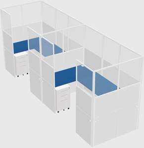 Cabine en u